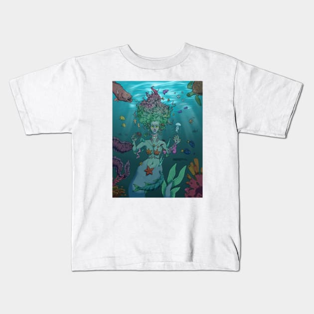 Ocean Suffering Kids T-Shirt by robbadopolis